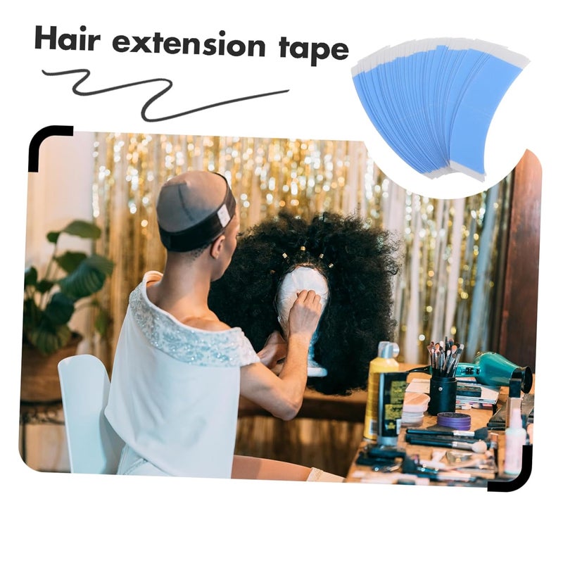 Global light sturdy raw material 1pack Double Sided Adhesive Tape for Wigs Hair Extension Tape Safe Convenient for Women Easy hand assemble compatible - Image 4