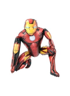 Party with Emma Superhero Stand Balloon Medium Size for Kid Toddler Birthday Decoration (Ironman)  - Image 1