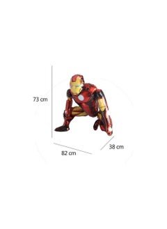 Party with Emma Superhero Stand Balloon Medium Size for Kid Toddler Birthday Decoration (Ironman)  - Image 3