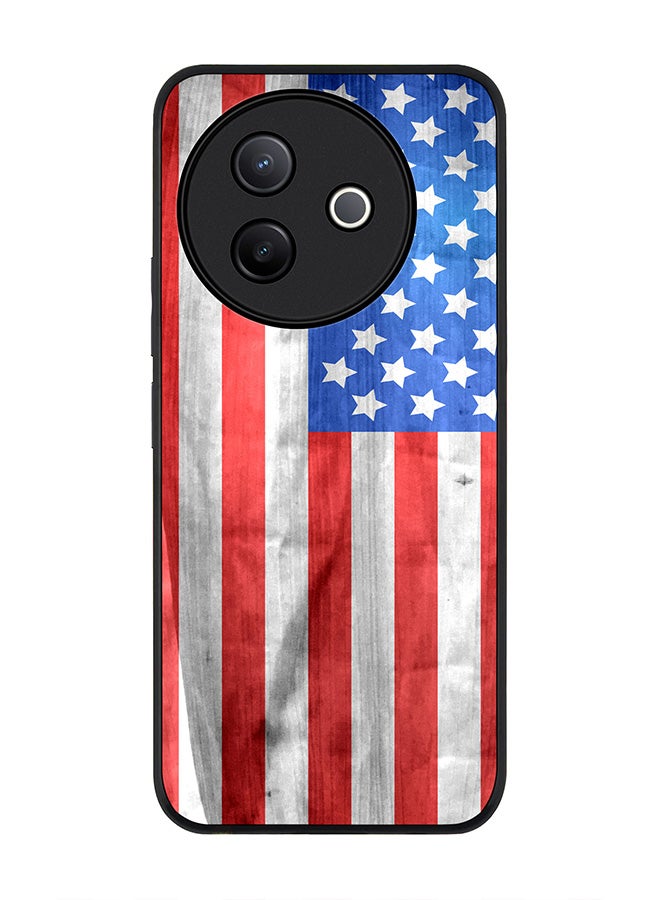 Stylizedd For Vivo Y39 5G / vivo Y300i 5G Case,Slim fit Camera Protection, Shockproof Thin Phone cover  - USA Grunge Flag - Image 1