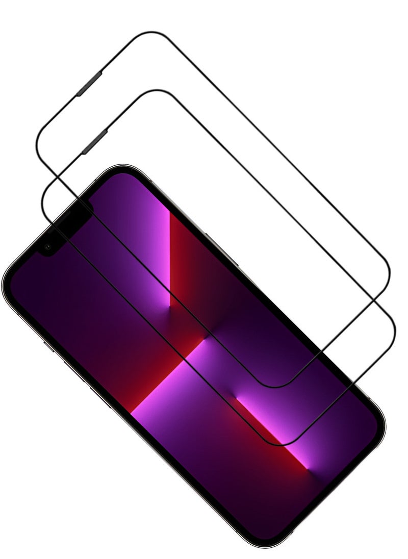 ACLIX 2 Pieces Antistatic ESD Dustproof Premium Quality High Definition Tempered Glass Screen Protector Designed For  iPhone 13 Pro Max - Image 1