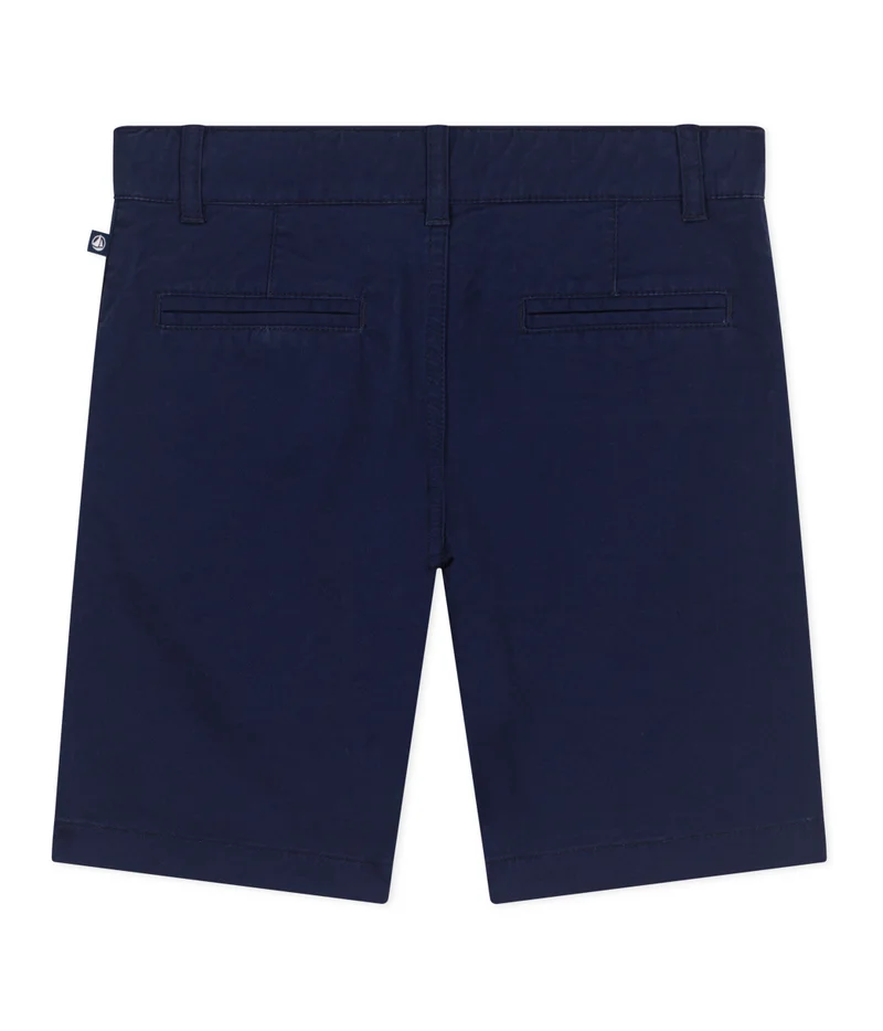 Petit Bateau Children's Bermuda shorts in plain cotton