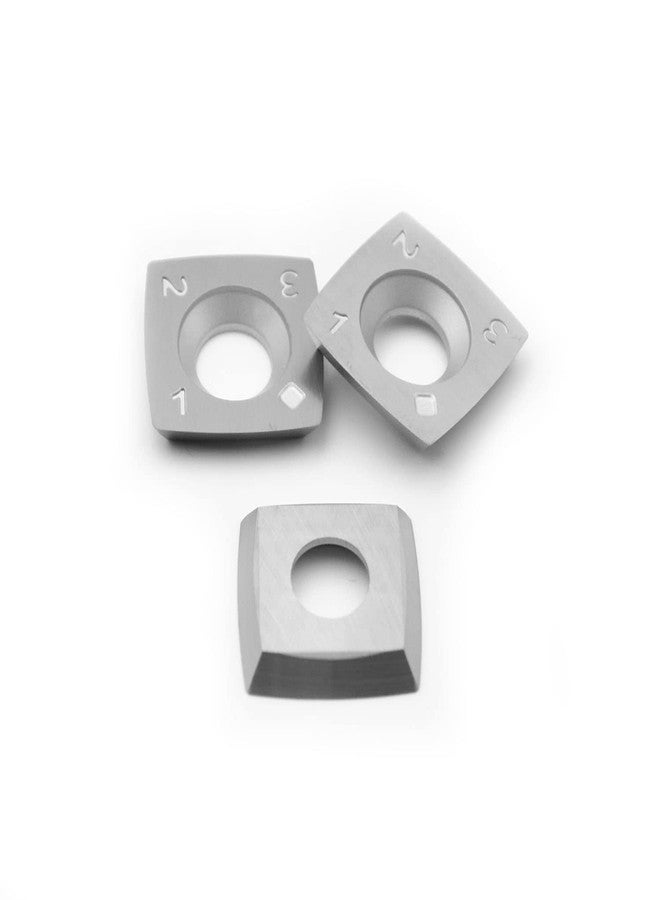 CDBP 15mm Square with 2"Radius Carbide Inserts Cutters 15×15×2.5 mm-R50 Replacement for Lathe Woodturning Tools, Carbide Turning Cutter, 10 PCS - Image 3