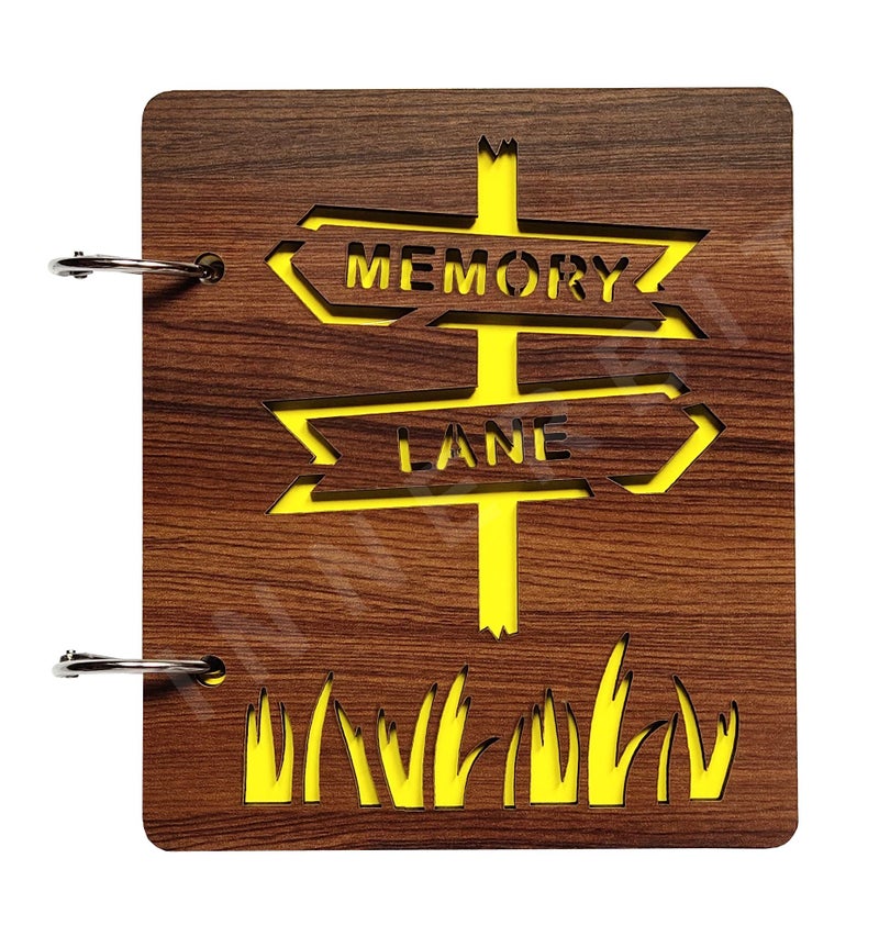 innerbit® 'Memory Lane' Wooden Artist Drawing Mini Sketch Book Doodle Pad, Size (15cm x 13 cm), 140 GSM -50 Sheets - Image 1