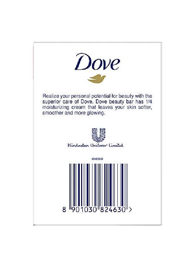 Dove - Cream Beauty Bathing Bar 125 G (4+1 Free Combo) With Moisturising Cream For Softer Glowing Skin Body Nourishes Dry Skin More Than Bar Soap - Image 1