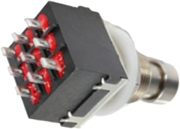 E Support 3PDT 9 Pins Box Stomp Guitar Effect Pedal Foot Switch True Bypass Metal Pack of 10 - Image 2