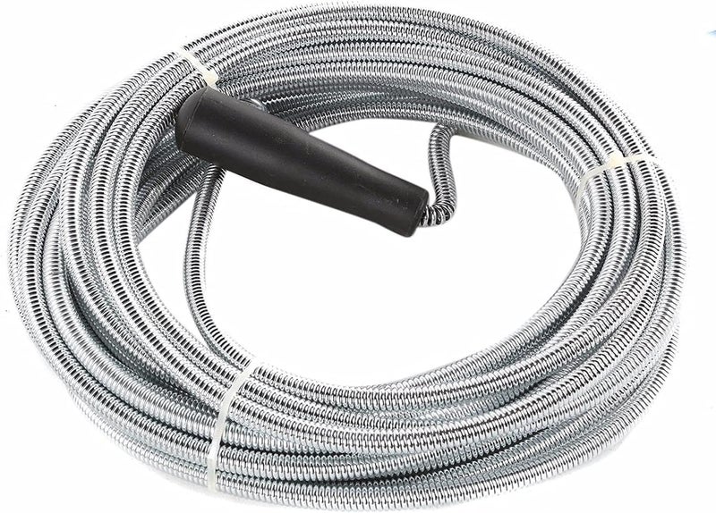 FAYBY Metal Sink & Drain Cleaner Spring Wire | Flexible Waste Pipe Sink Cleaner Snake Unblocker Hair Drain Cleaner | Drainage Pipe Cleaner Drain Clog (Steel_Multicolor) (3 Meter), 10 Cm X 8 Cm - Image 1