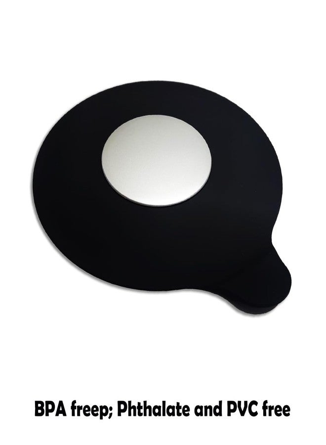 Seatery Tub Stopper, Bathtub Stopper, Tub Drain Stopper, Tub Plug, Bathtub Drain Cover, Bathtub Drain Plug, Bathroom Sink Stopper, Sink Drain Cover, Sink Plug，Black - Image 3
