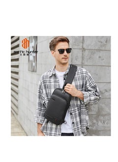ARCTIC HUNTER CHS XB00113 Expandable Crossbody Waterproof Anti-Theft Chest Sling Bag - Black  - Image 4