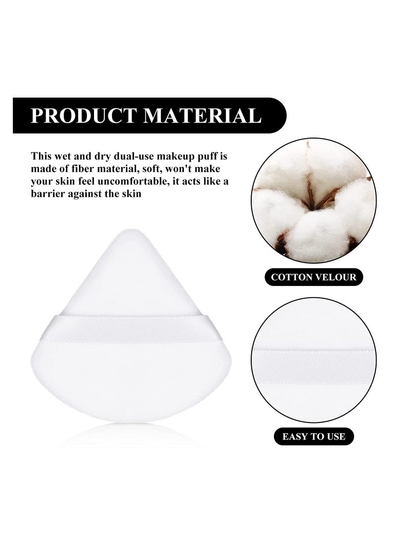 MissTiara 12 قطعة من بودرة الوجه على شكل مثلث من أدوات المكياج التجميلية - Image 2