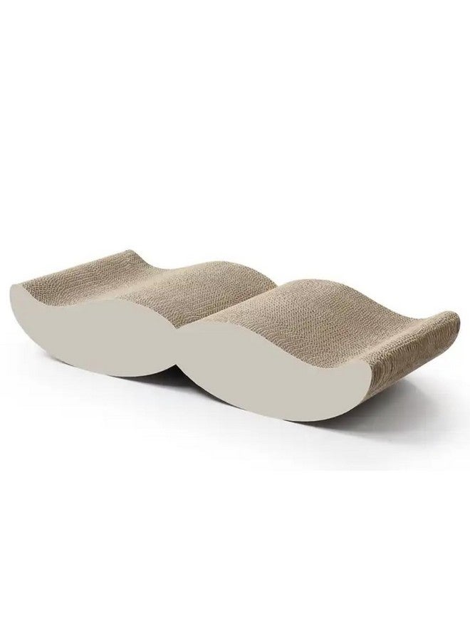 بت أداة خدش القطط على شكل شارب بتصميم مموج، أفضل هدية لقطتك ذات الفراء - Image 3