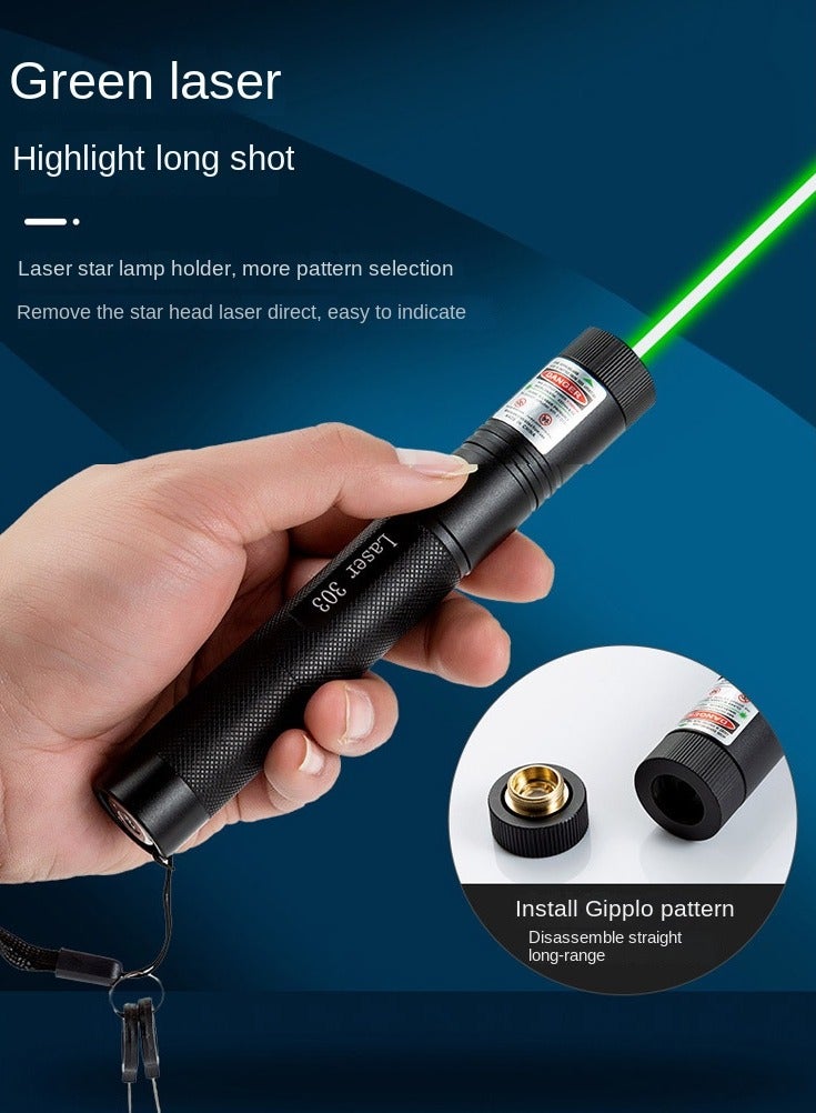 Gasin High Power Laser Pointer Green Light Torch  - Image 1