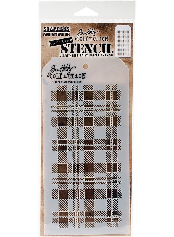 تامبريس أنونمس Ths097 تيم هولتز استنسل ذو طبقات 4.125 بوصة × 8.5 بوصة منقوش - Image 1