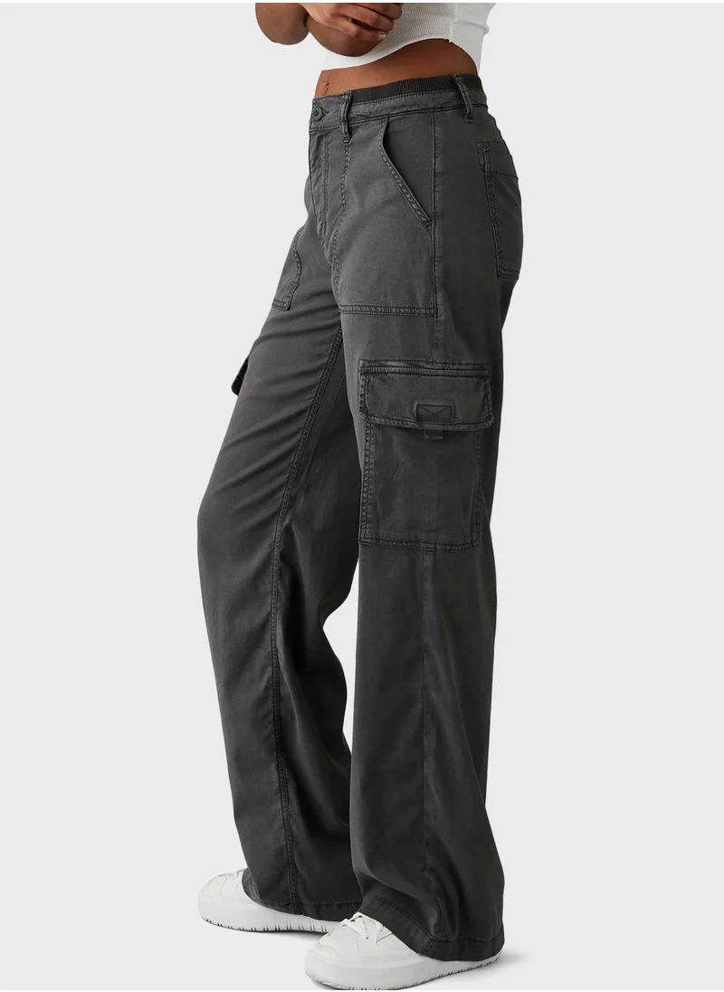 American Eagle High Waist Wide Leg Pants