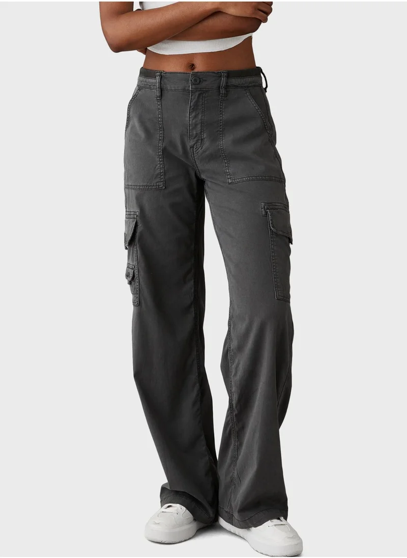 American Eagle High Waist Wide Leg Pants