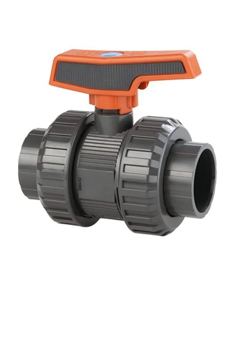 Cepex PVC Heavy Duty Water Supply Pipe Fittings for Swimming Pool, Agriculture, Irrigation & Commercial Plumbing Use (40 MM, Union Ball Valve (Anti Block))  - Image 2