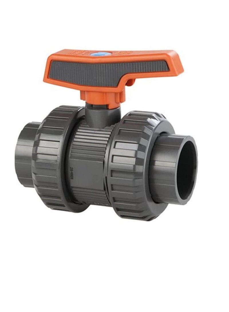 Cepex PVC Heavy Duty Water Supply Pipe Fittings for Swimming Pool, Agriculture, Irrigation & Commercial Plumbing Use (40 MM, Union Ball Valve (Anti Block))  - Image 3