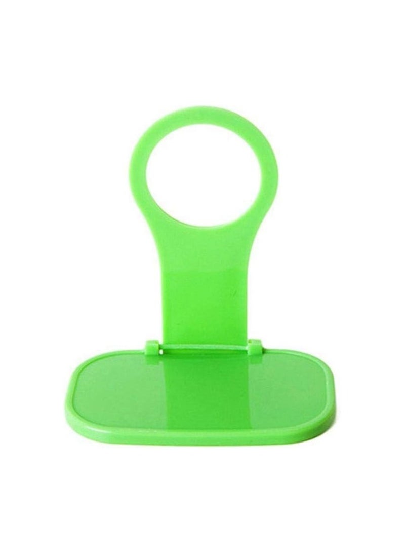 حامل الهاتف المحمول - حامل معلق لشاحن الحائط  رف خطاف للهاتف الخلوي - أخضر - Image 3