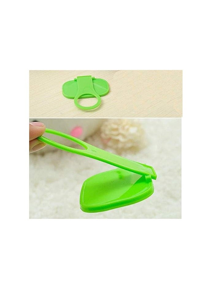 حامل الهاتف المحمول - حامل معلق لشاحن الحائط  رف خطاف للهاتف الخلوي - أخضر - Image 2