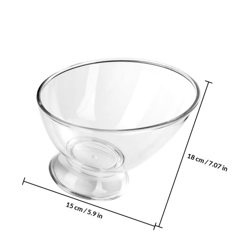 Japanese Style Slanted Glass Salad Bowl Multipurpose Kitchen Serving Dish For Home Dining - Image 3