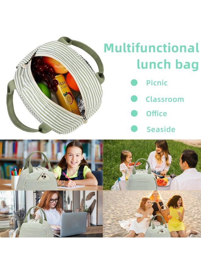LEDAOU Lunch Box for Women Insulated Lunch Bag Lunch Tote Bags Leakproof Cooler Lunch Case for Travel Work Picnic - Image 4