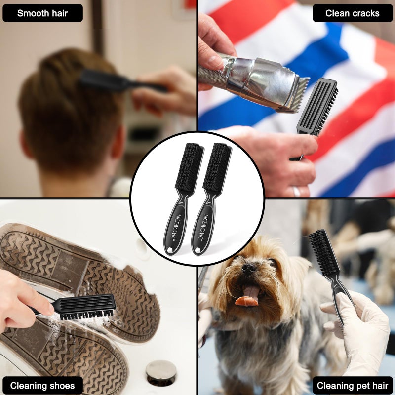 NICEMOVIC 3Pcs Barber Neck Duster, Professional Barber Accessories, Cleaning Supplies, Nylon Brush for Hair Cutting & Styling - Image 5