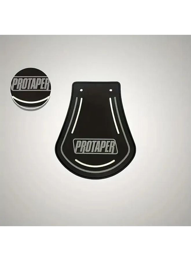 Universal Motorcycle Durable Rubber Fender Front Rear Mud Guards Grey - Image 1