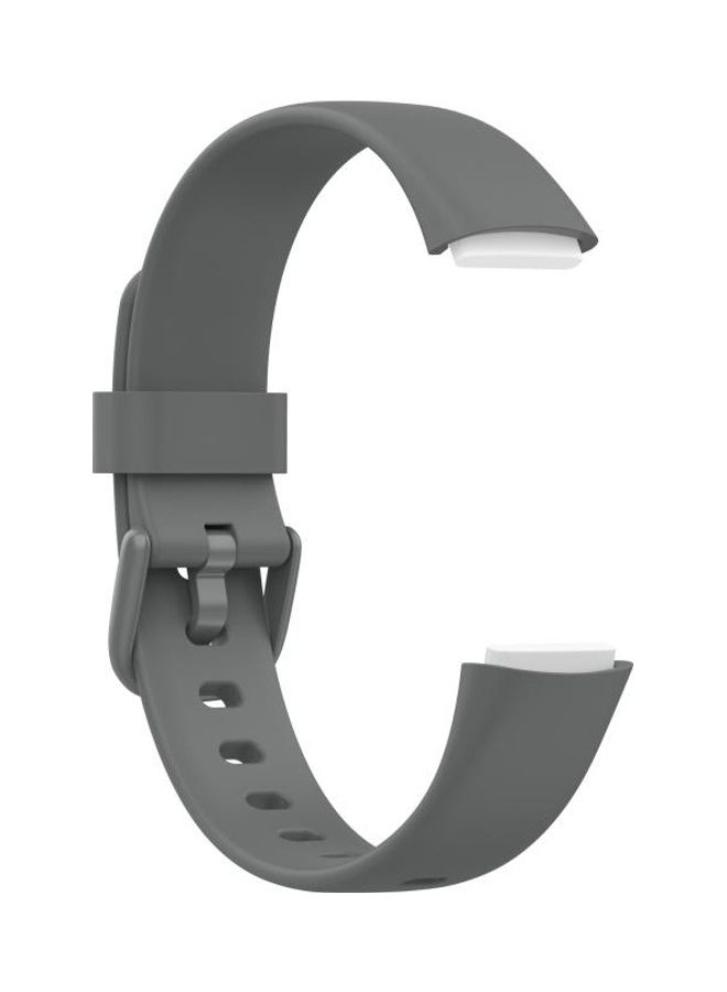 NIBEMINENT Silicone Replacement Strap Watchband For Fitbit Size:S Grey - Image 3