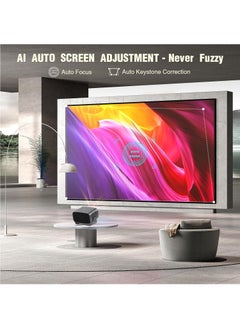 سمارتكس جهاز عرض ذكي فائق الوضوح بدقة 4K+ | 28,000 لومن | أندرويد 13.0 | جهاز عرض محمول يدعم واي فاي 6 وبلوتوث 5.2 مع تركيز تلقائي وتصحيح الانحراف - مثالي للأفلام الخارجية والمسرح المنزلي  - Image 5