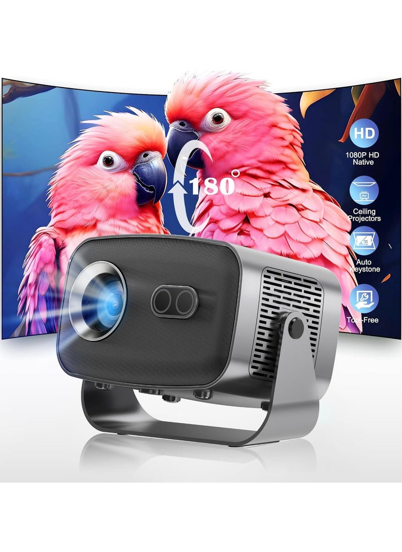 SMARTX - 4K+ Ultra HD Smart Projector | 28,000 Lumens | Android 13.0 | Portable WiFi 6 & Bluetooth 5.2 Projector with Auto Focus & Keystone Correction – Ideal for Outdoor Movies & Home Theater - Image 1