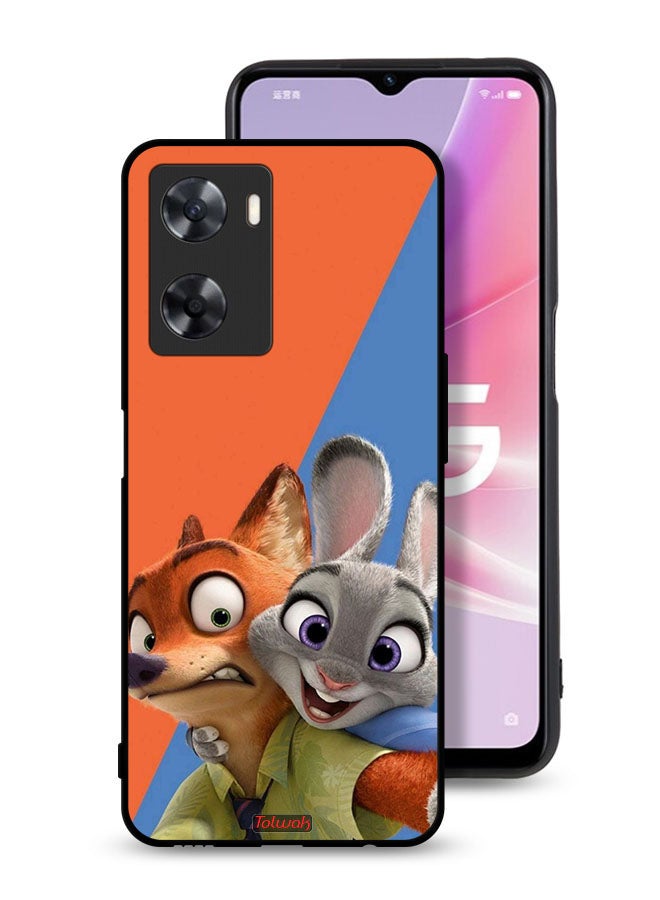 Tolwak Oppo A77 4G Protective Case Cover Best Friends - Image 1