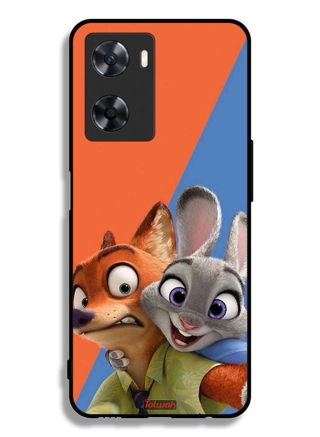 Tolwak Oppo A77 4G Protective Case Cover Best Friends - Image 2