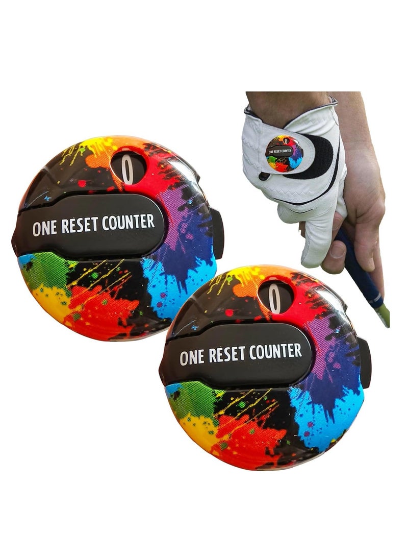 SYOSI Golf Score Counter Mini Golf Stroke Counter Clicker with Clip for Men Women One Touch Reset Simple Attachment to Scorekeeper Glove in  - Image 1