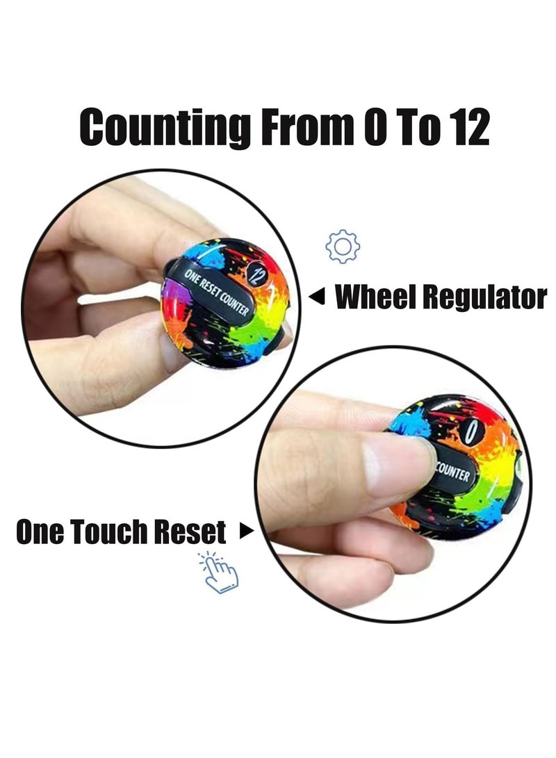 SYOSI Golf Score Counter Mini Golf Stroke Counter Clicker with Clip for Men Women One Touch Reset Simple Attachment to Scorekeeper Glove in  - Image 3