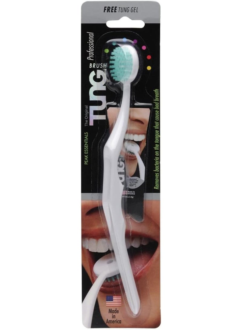 Tung Tang Tongue Brush with Refreshing Mint, Multi-Color