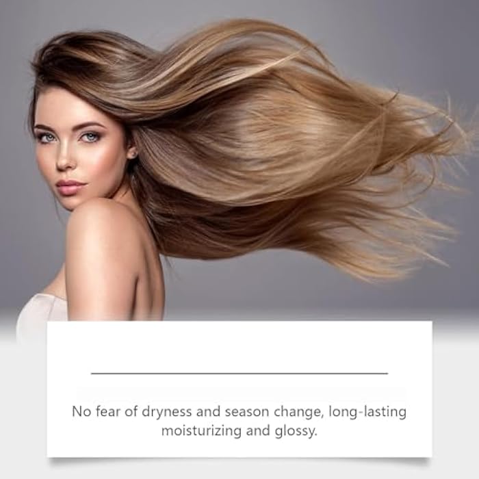Polypeptide Keratin Hair Mask, Hydrating Smoothing Hair Damage Repair Cream, Moisturizing, for Lasting Shine and Smoothness for Dry Damaged (1PC) - Image 4