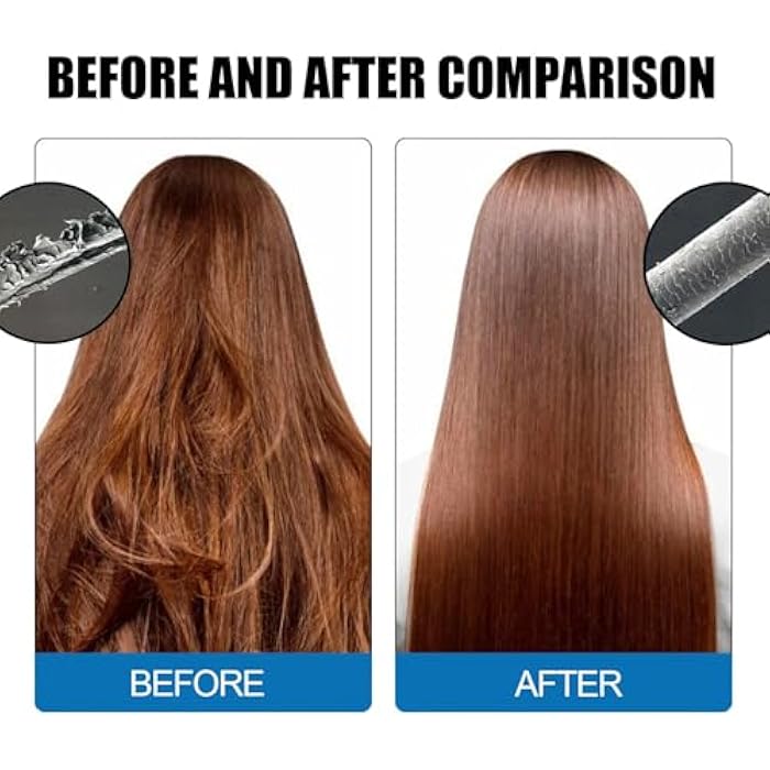 Polypeptide Keratin Hair Mask, Hydrating Smoothing Hair Damage Repair Cream, Moisturizing, for Lasting Shine and Smoothness for Dry Damaged (1PC) - Image 3