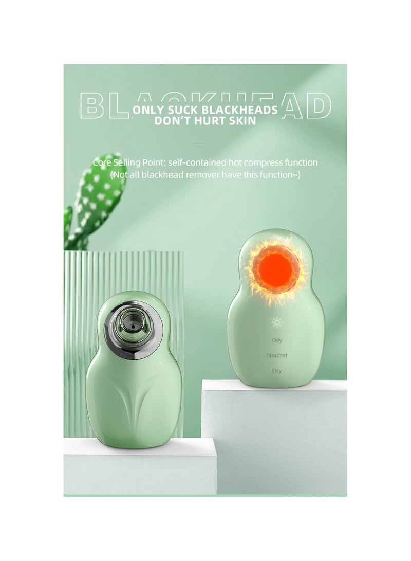BLAZE 5 Replaceable Heads Mini Blackhead Remover Vacuum Acne Pore Cleaner with 3 Suction Modes  - Image 5