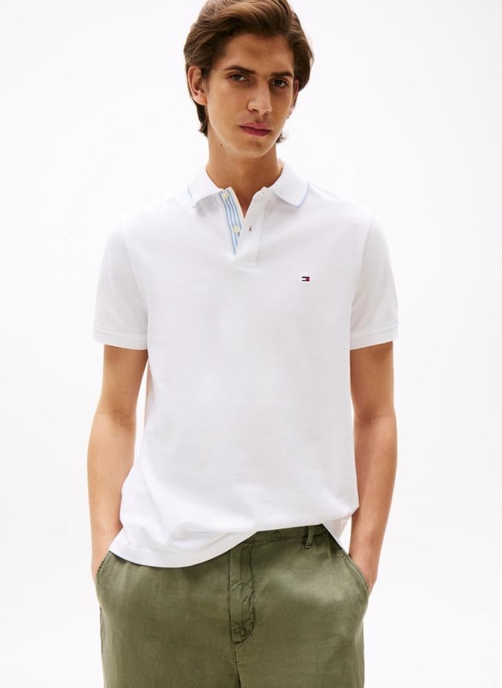 TOMMY HILFIGER Regular Fit Stretch Cotton Polo  - Image 1