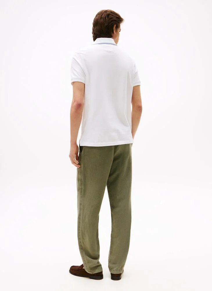 تومي هيلفيغر Regular Fit Stretch Cotton Polo