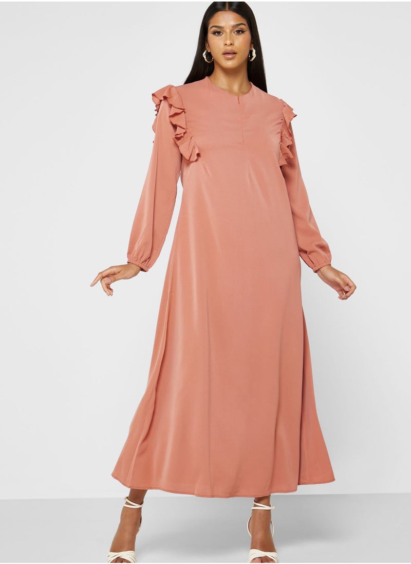 Khizana - Ruffle Detail Dress - Image 1