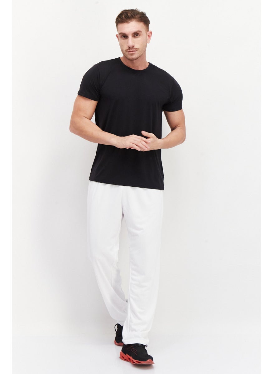 CASTORE - Men Sportswear Fit Plain Training Sweatpants, White - Image 1