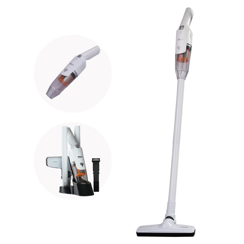 Balzano Tornado Cordless Vacuum Cleaner, Vacuum Cleaner for Home, 2-in-1 Portable Car Vacuum Cleaner, Multi-Purpose & Ultra Lightweight, Powerful Suction to Clean in One-Go, Extra Long Battery (White) - Image 3