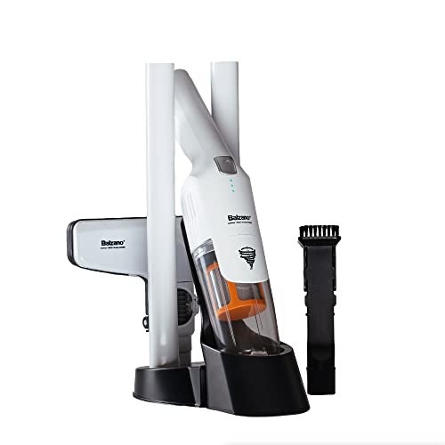 Balzano Tornado Cordless Vacuum Cleaner, Vacuum Cleaner for Home, 2-in-1 Portable Car Vacuum Cleaner, Multi-Purpose & Ultra Lightweight, Powerful Suction to Clean in One-Go, Extra Long Battery (White) - Image 4