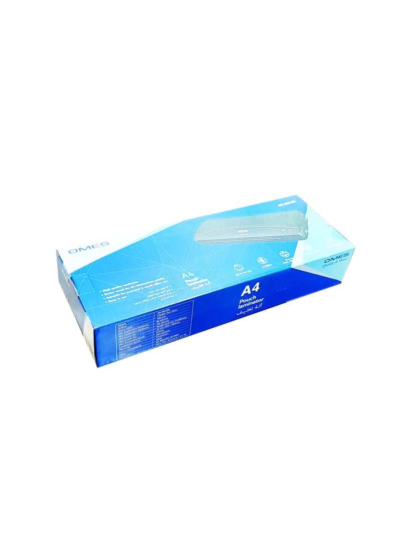 OMES A4 Pouch Laminator with 2 Rollers, Better Result for the Laminations Quality  - Image 2