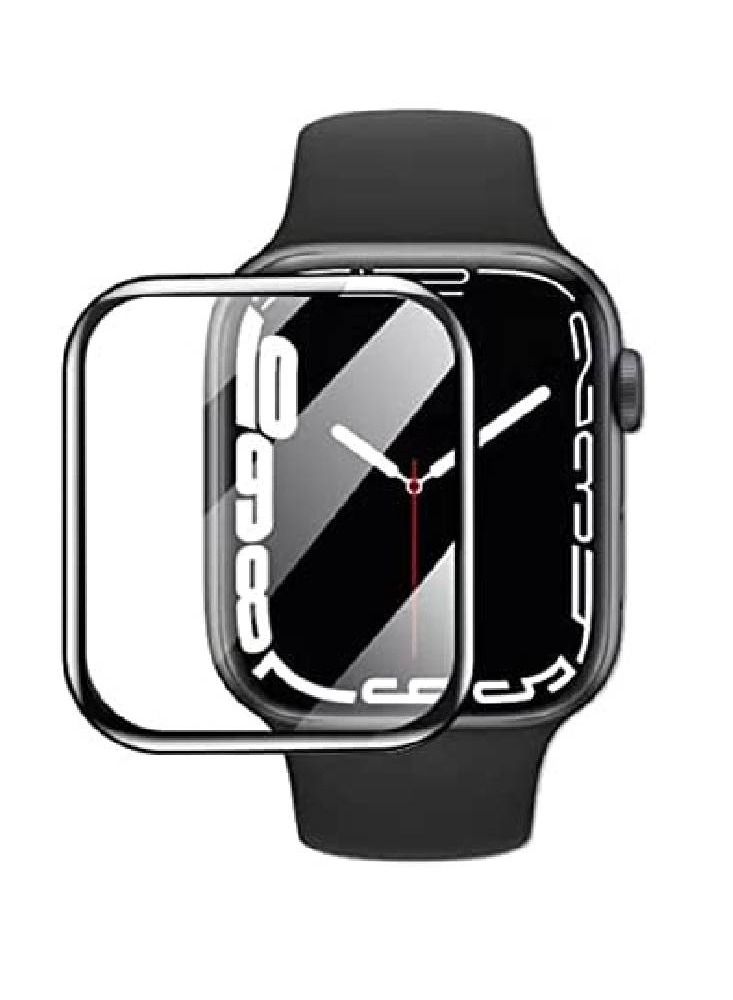 Screen Protector Compatible with Apple Watch Series 7, Anti scratch PMMA screen protector 45 mm - Image 1