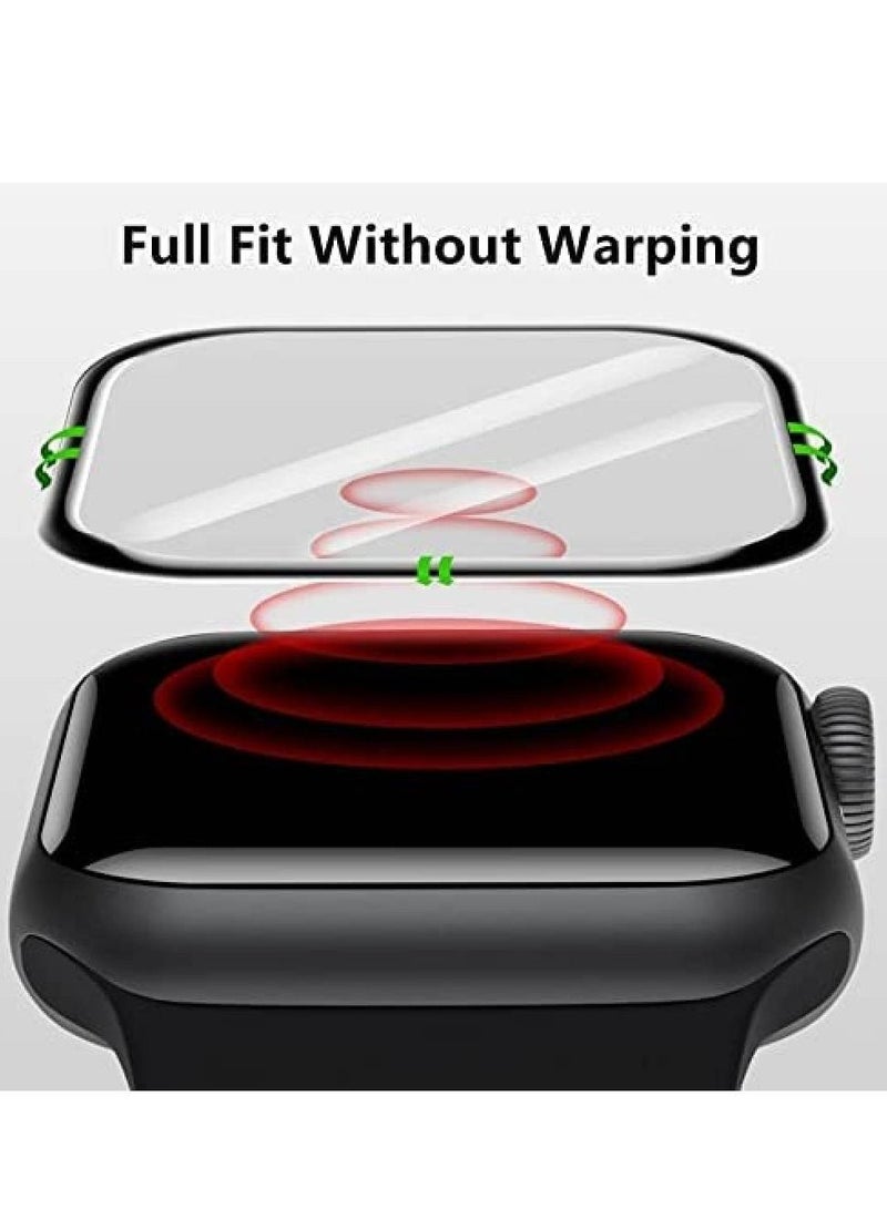 Screen Protector Compatible with Apple Watch Series 7, Anti scratch PMMA screen protector 45 mm - Image 4