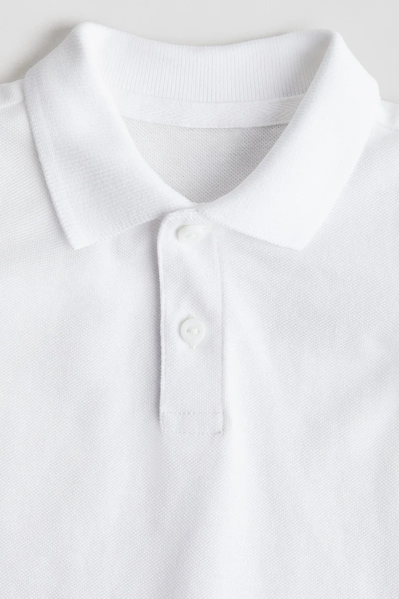 H&M Cotton piqué polo shirt