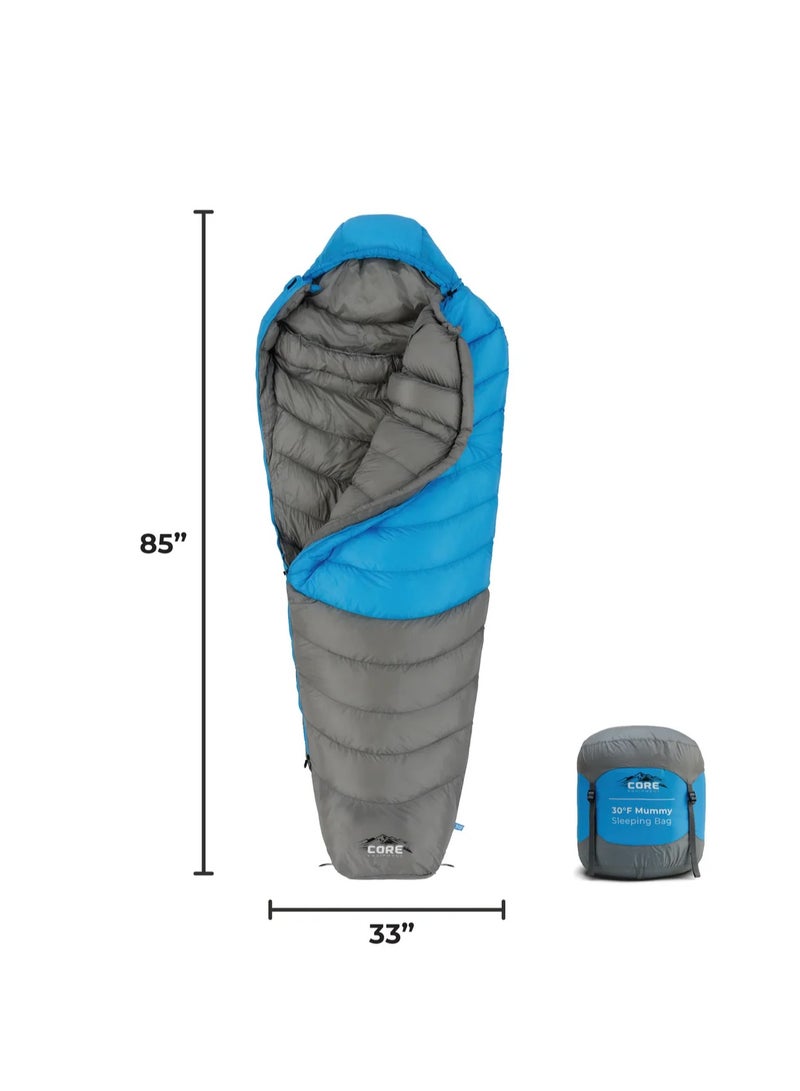 معدات كور كيس نوم المومياء الأساسي 30 درجة - Image 2