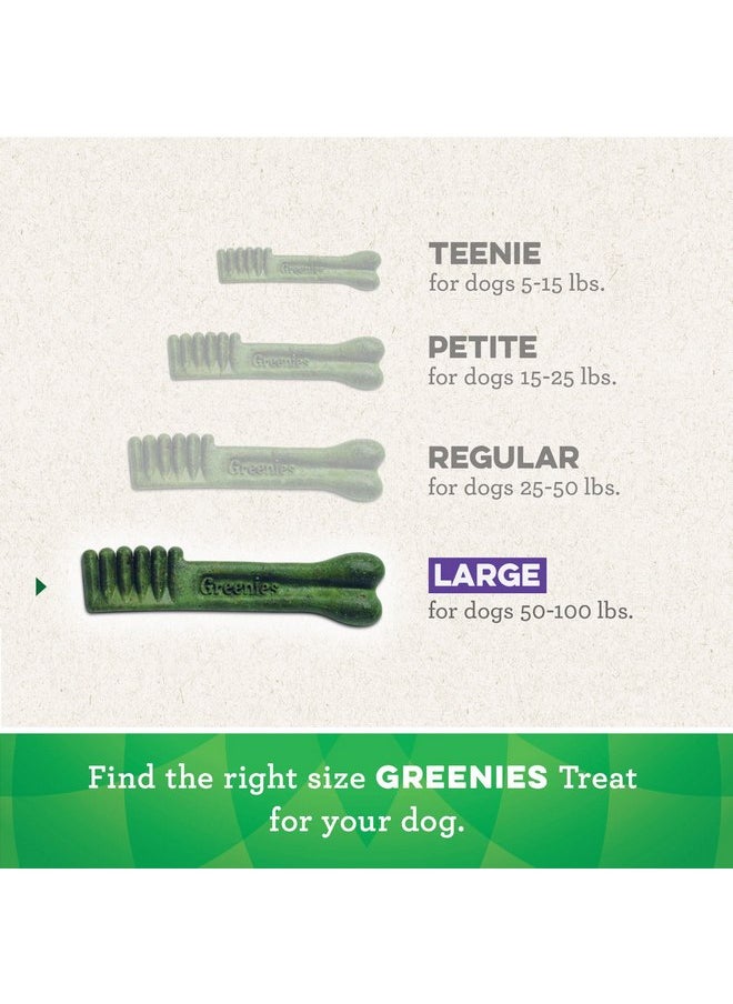 Greenies - Greenies Large Natural Dental Care Dog Treats Blueberry Flavor, 12 oz. Pack (8 Treats) - Image 1